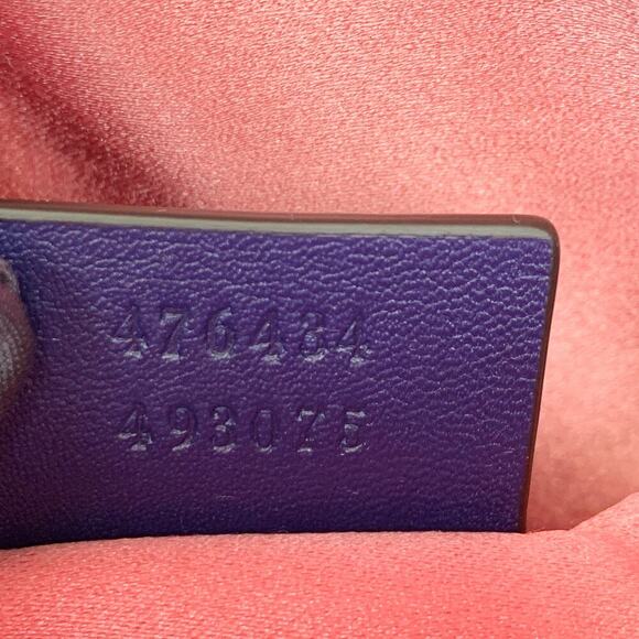 NWT Gucci GG Marmont Quilted Waist Bag Belt Bag Navy - Picture 14 of 16